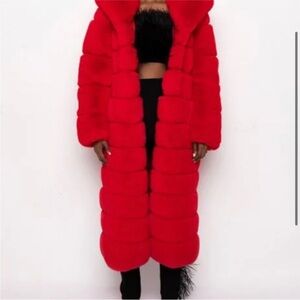 Red fur coat from Akira